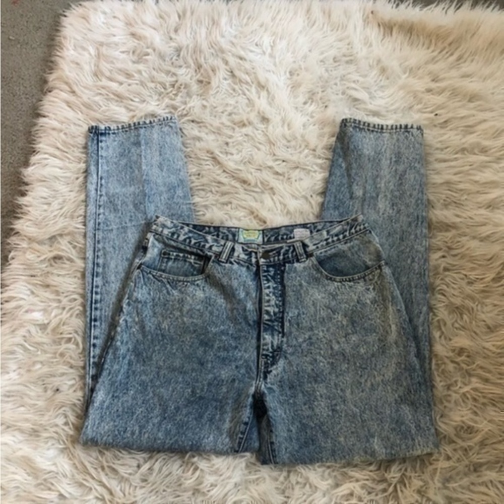 Vintage Sergio Diamond Wash Blue Jeans